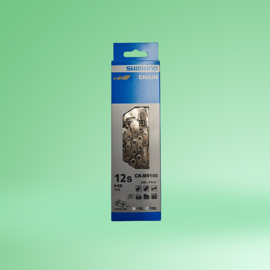 Shimano bicycle chain with smooth and efficient low friction. Great quality with quick link and easy to install. #Shimano #cycling #duraace
