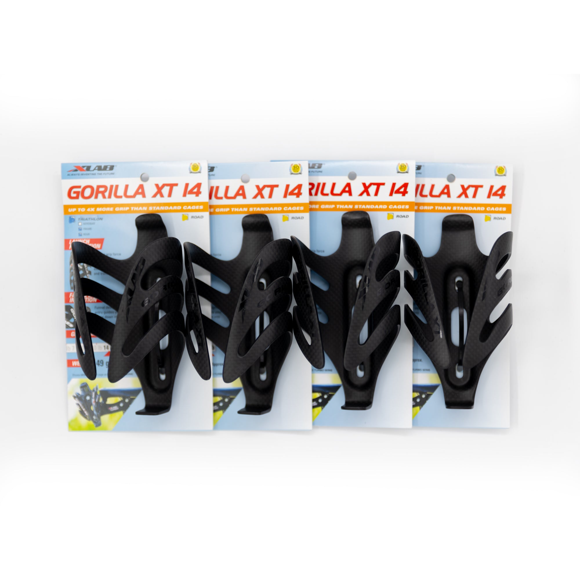 "4 Matt Gorilla XT Bottle Cages"