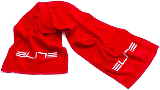 Elite turbo training towel, perfect for turbo training over the winter and even in the summer. Soft fabric and machine washable, wicks up sweat no problem at all. #towel #turbotraining #cycling #fabric