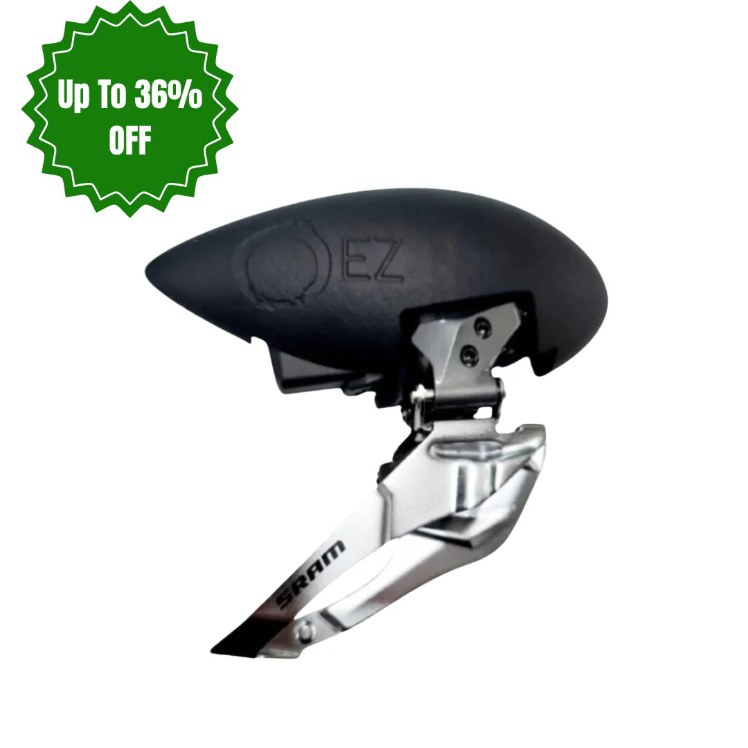 EZ Gains® Aero Front Derailleur Guard save 5.8 Watts