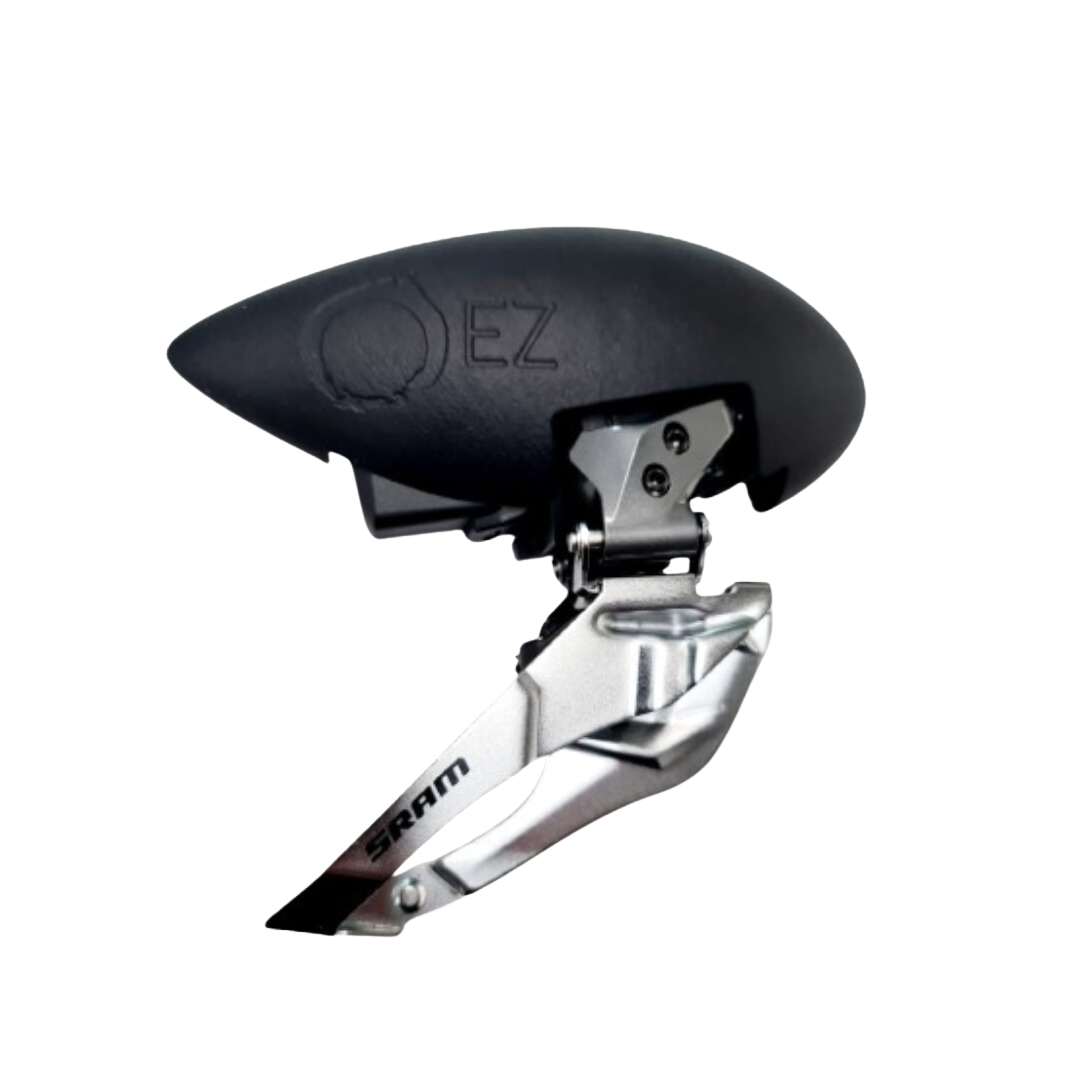 EZ Gains® Aero Front Derailleur Guard save 5.8 Watts – EZ Gains Ltd