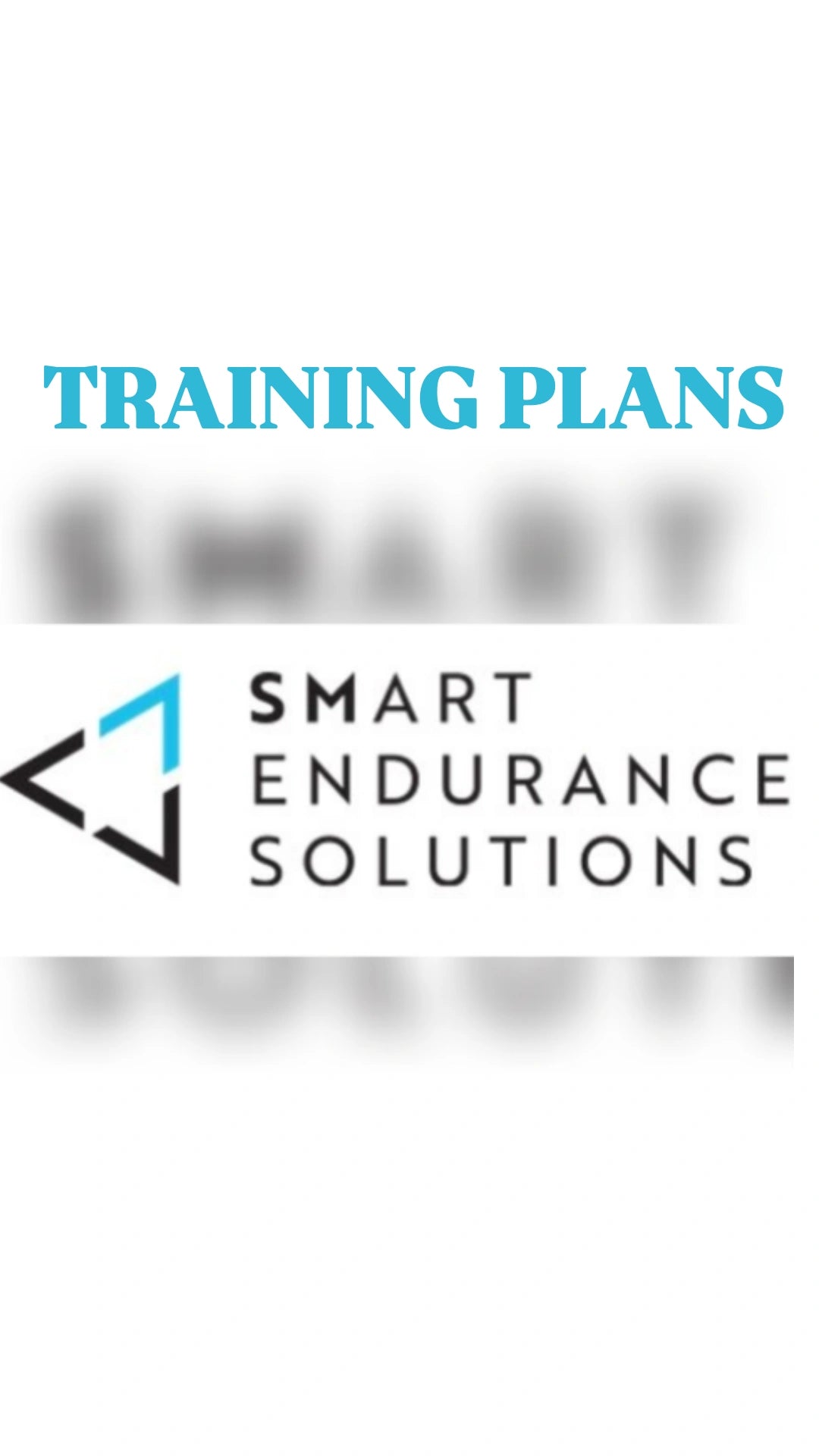 Training Plans - Smart Endurance Solutions