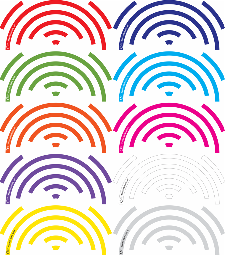 EZ Disc Coloured Swirls
