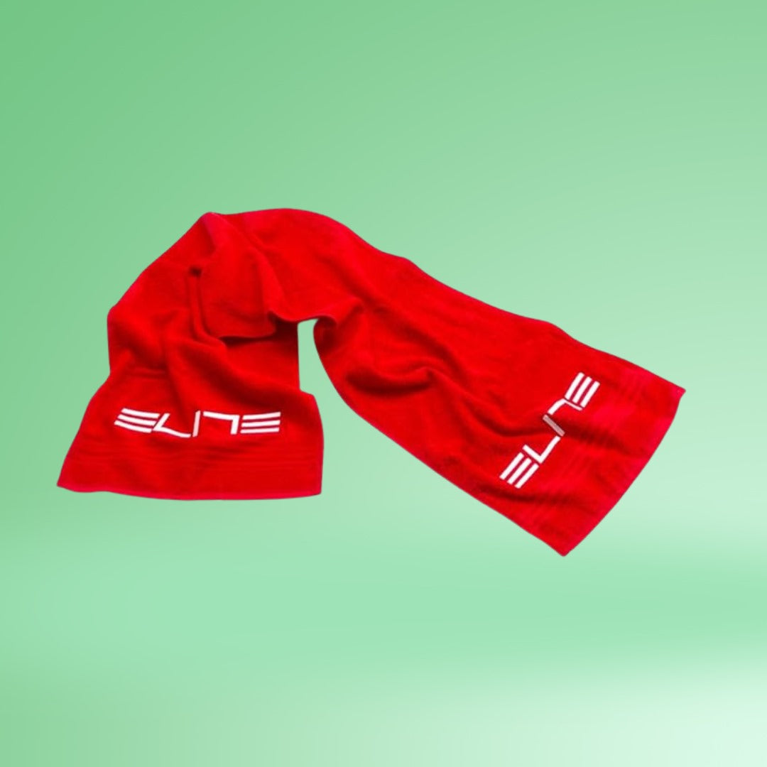 Elite turbo training towel, perfect for turbo training over the winter and even in the summer. Soft fabric and machine washable, wicks up sweat no problem at all. #towel #turbotraining #cycling #fabric