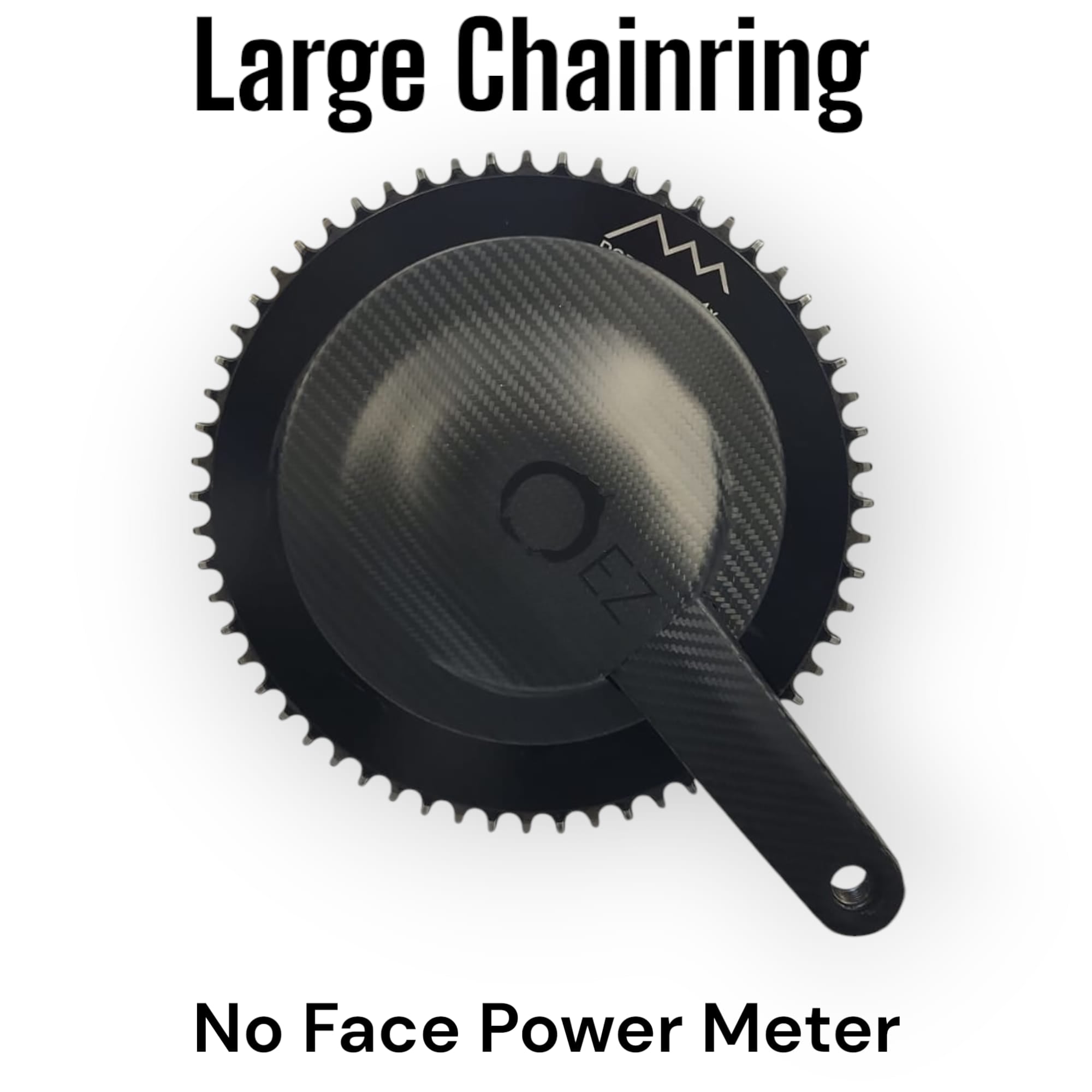 EZ Aero Chainring Guard (Carbon) & Front Derailleur Guard 6-10 Watt Saving