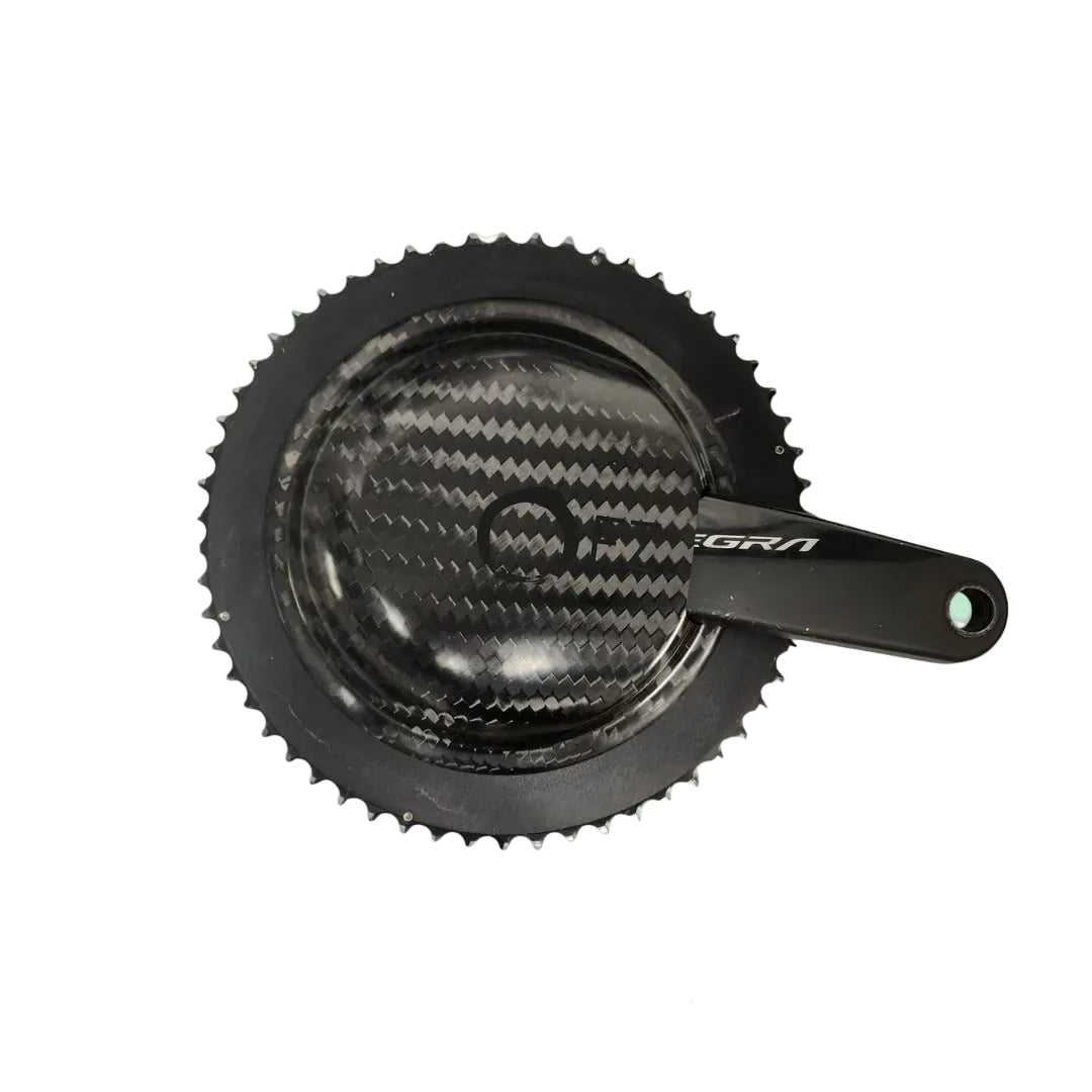 EZ Aero Chainring Guard (Carbon) & Front Derailleur Guard 6-10 Watt Saving