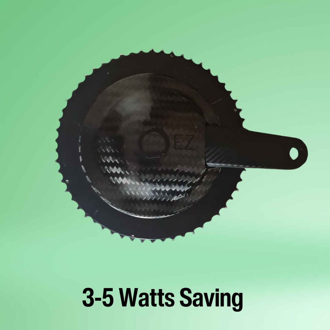 EZ Gains® Aero Chainring Guard (Carbon) 3-5 Watt Saving