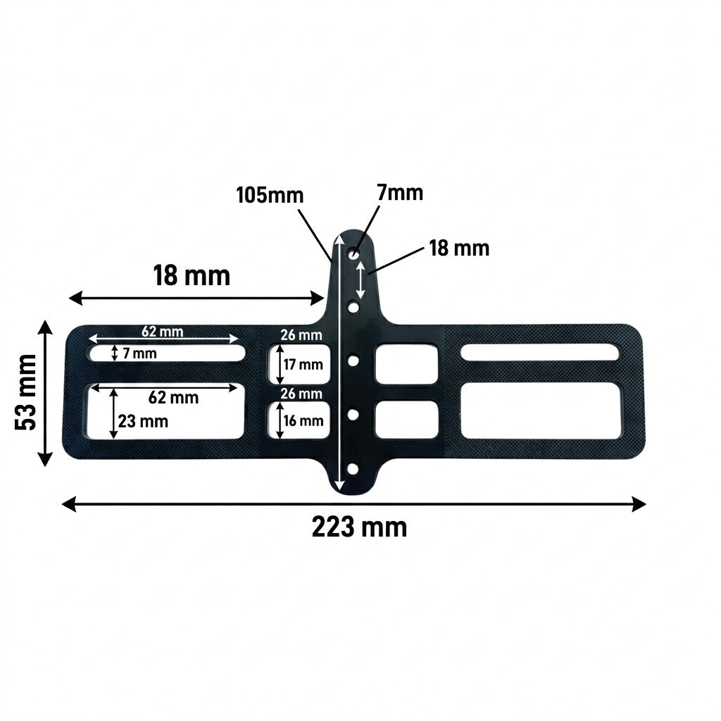 Universal BTA Adapter Plate - Large 223mm Wide