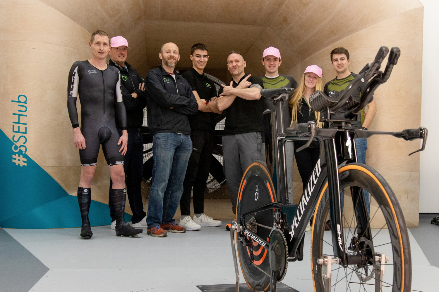 EZGains Ambassador Image In Wind Tunnel