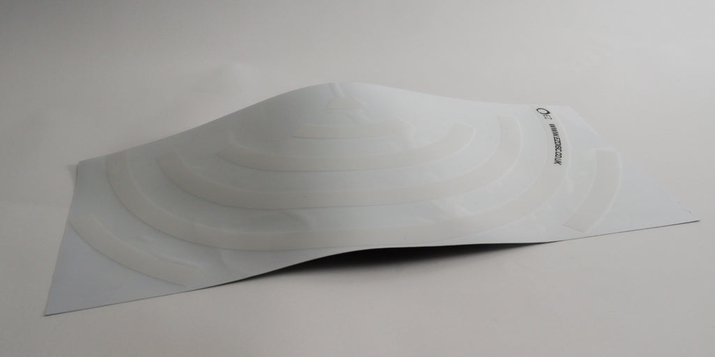 Decorative swirls, artwork. Products to decorate your EZ Disc with and create a custom look. #artwork #accessories #white