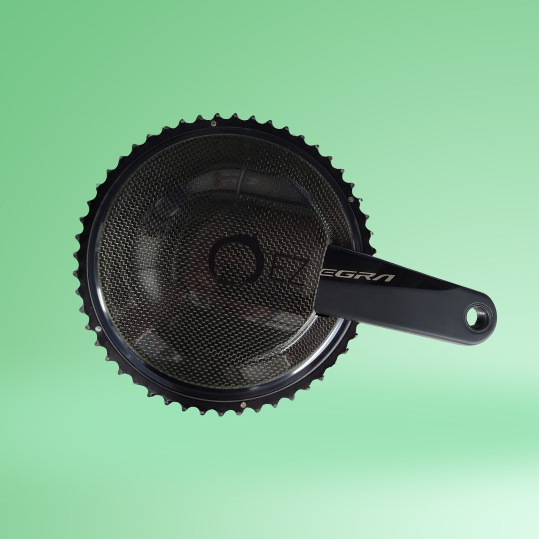 EZ Aero-Kettenblattabdeckung für Shimano-Kurbelgarnituren, um beim Triathlon und Radfahren schneller zu fahren