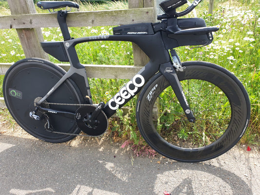 EZ Disc fitted to Walker wheels fitted to make you go faster in time trial and triathlon