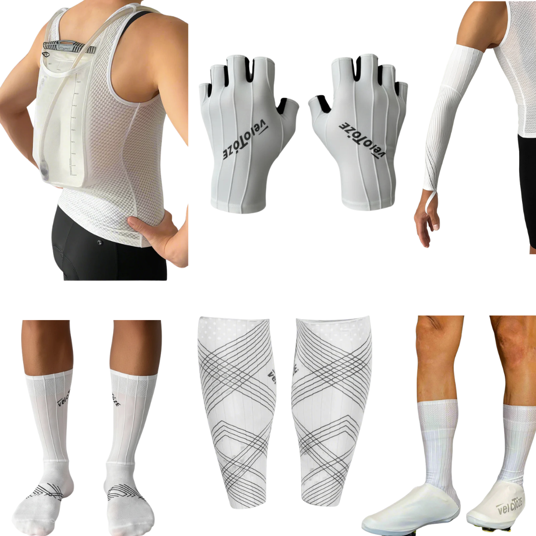 Kollektion von Fahrradkühlungsprodukten