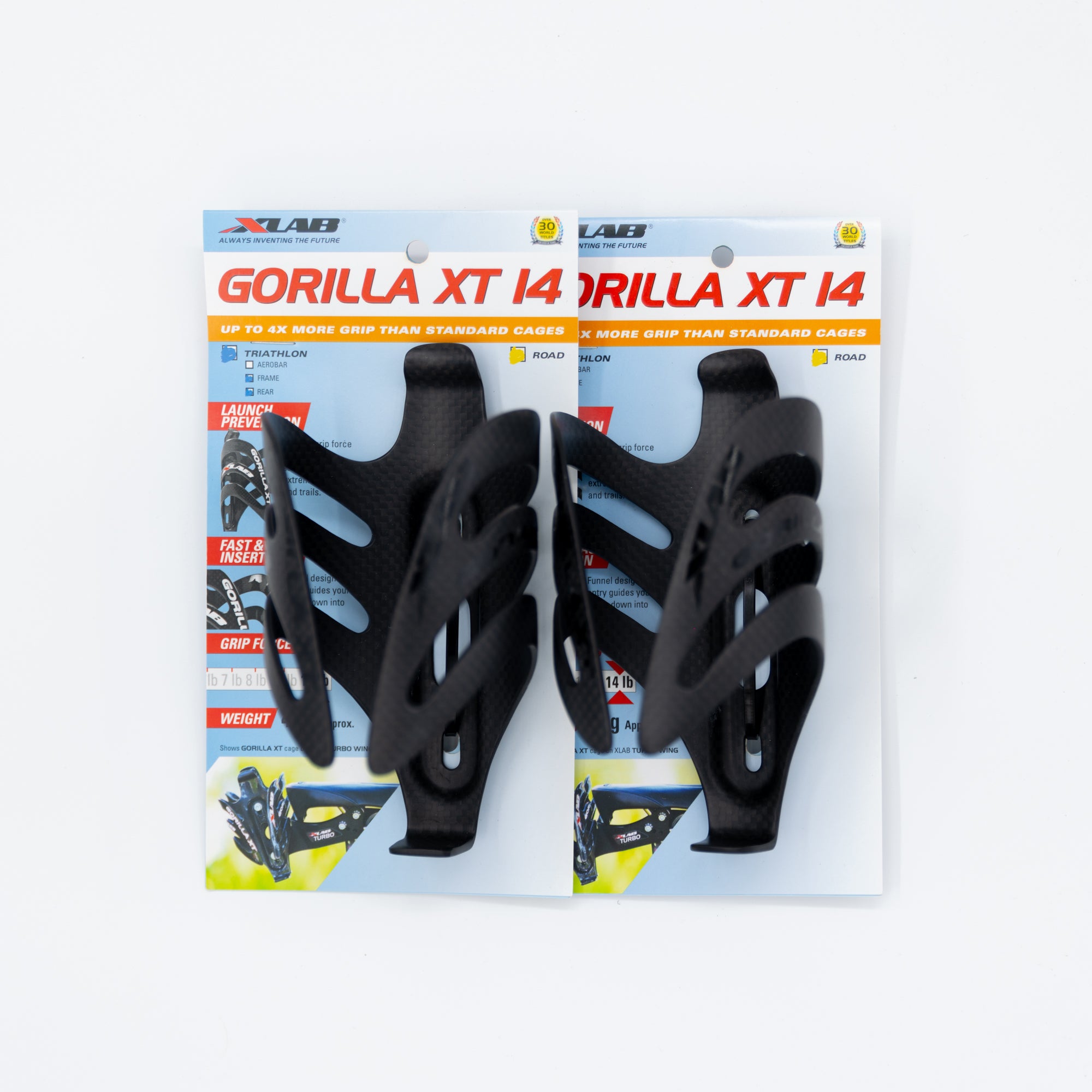 "2 Matt Gorilla XT Bottle Cages"