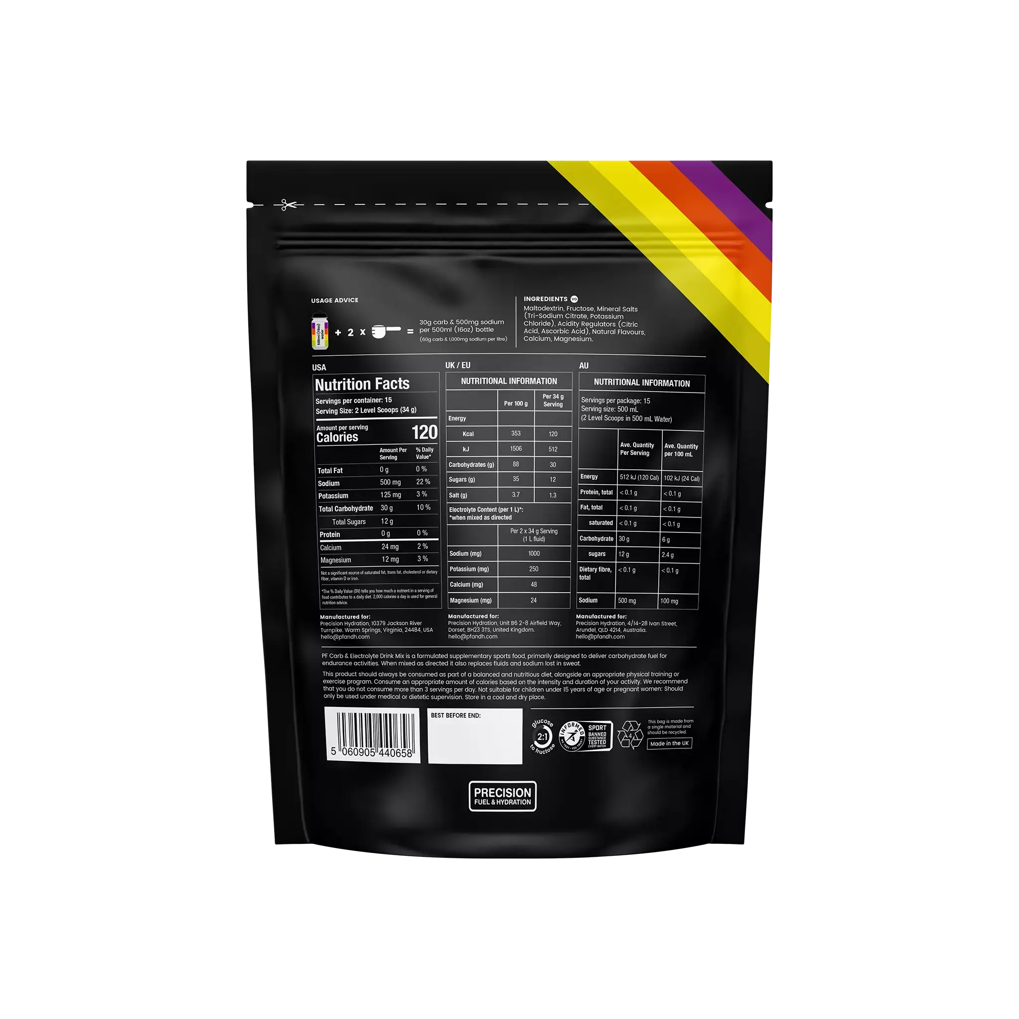 PF Carb & Electrolyte Drink Mix