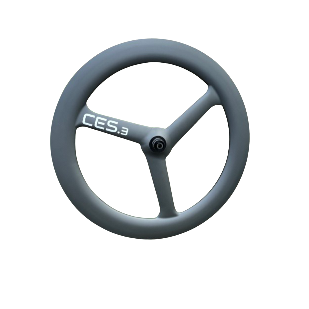 CES .3 Tri Spoke Front Wheel – Disc Brake 4-6 Watts.