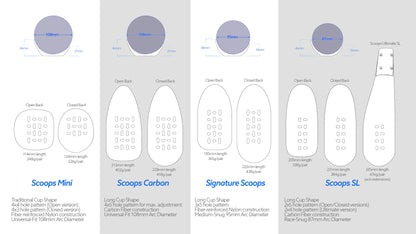 Signature Open Back Arm Cups: Aero Comfort Made Simple