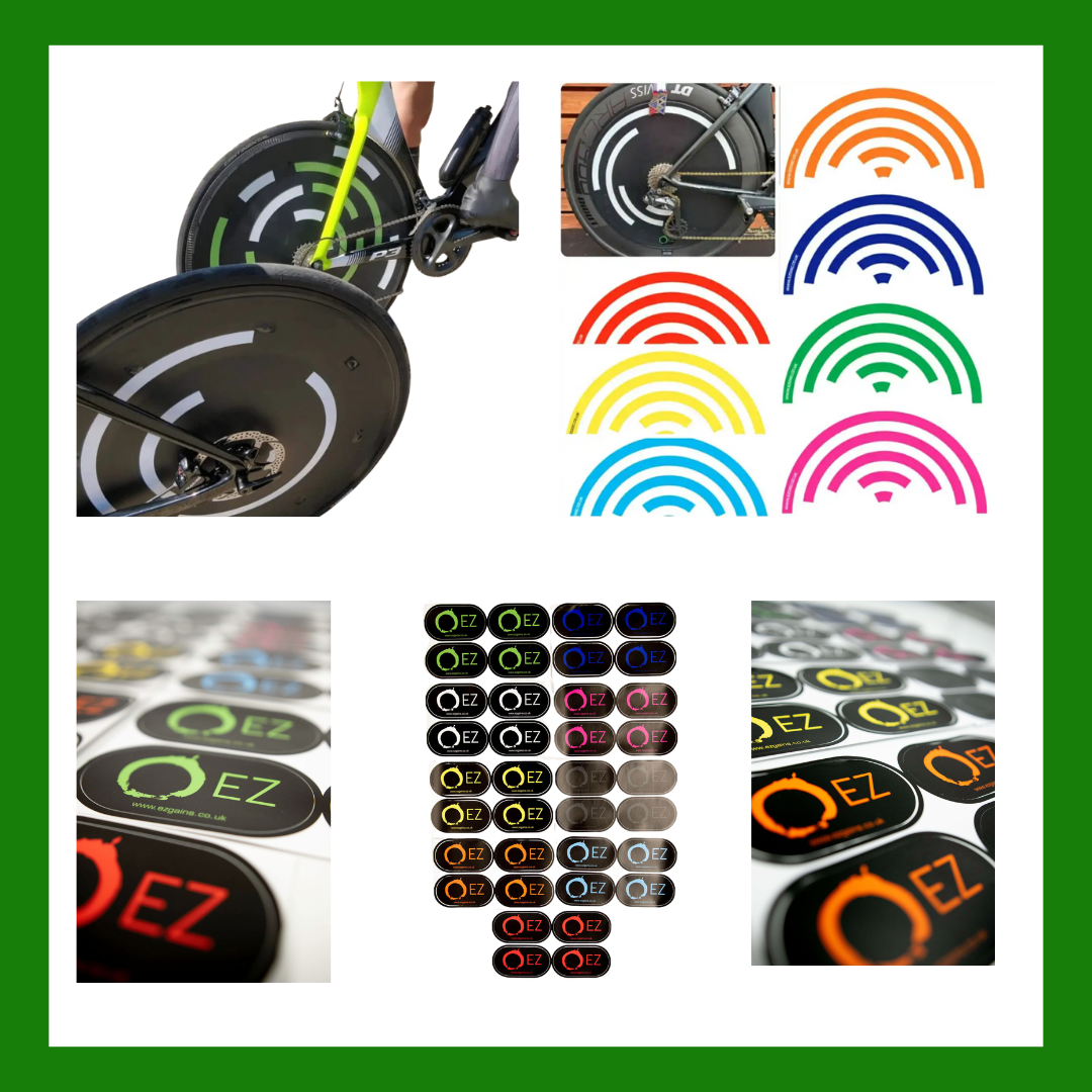 Valve cover stickers, decorative swirls, artwork. Combination of products to decorate your EZ Disc with and create a custom look. #artwork #accessories