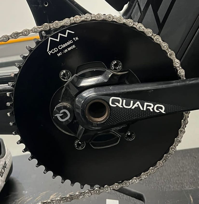 POWER BUNDLE Aero Chainring & Front Derailleur Guard  6-10 Watt Saving - Flat faced chainrings only