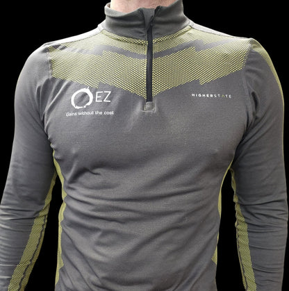 EZ Gains Seamfree Long Sleeve Half Zip Top