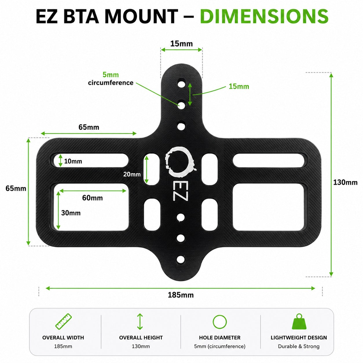 EZ Universal BTA Adapter Plate - Medium/Small
