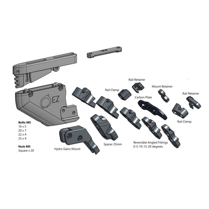 EZ Hydro Gains® (Universal Metal Rail Mount) Pre-Order 17th April