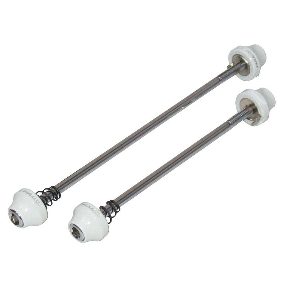 Aero skewers for cycling that are quick to install and save 2 watts reducing drag in blue, white, gold, green, red, black and purple. Customize your bike for all cycling ventures. #aerocyclingparts #customparts