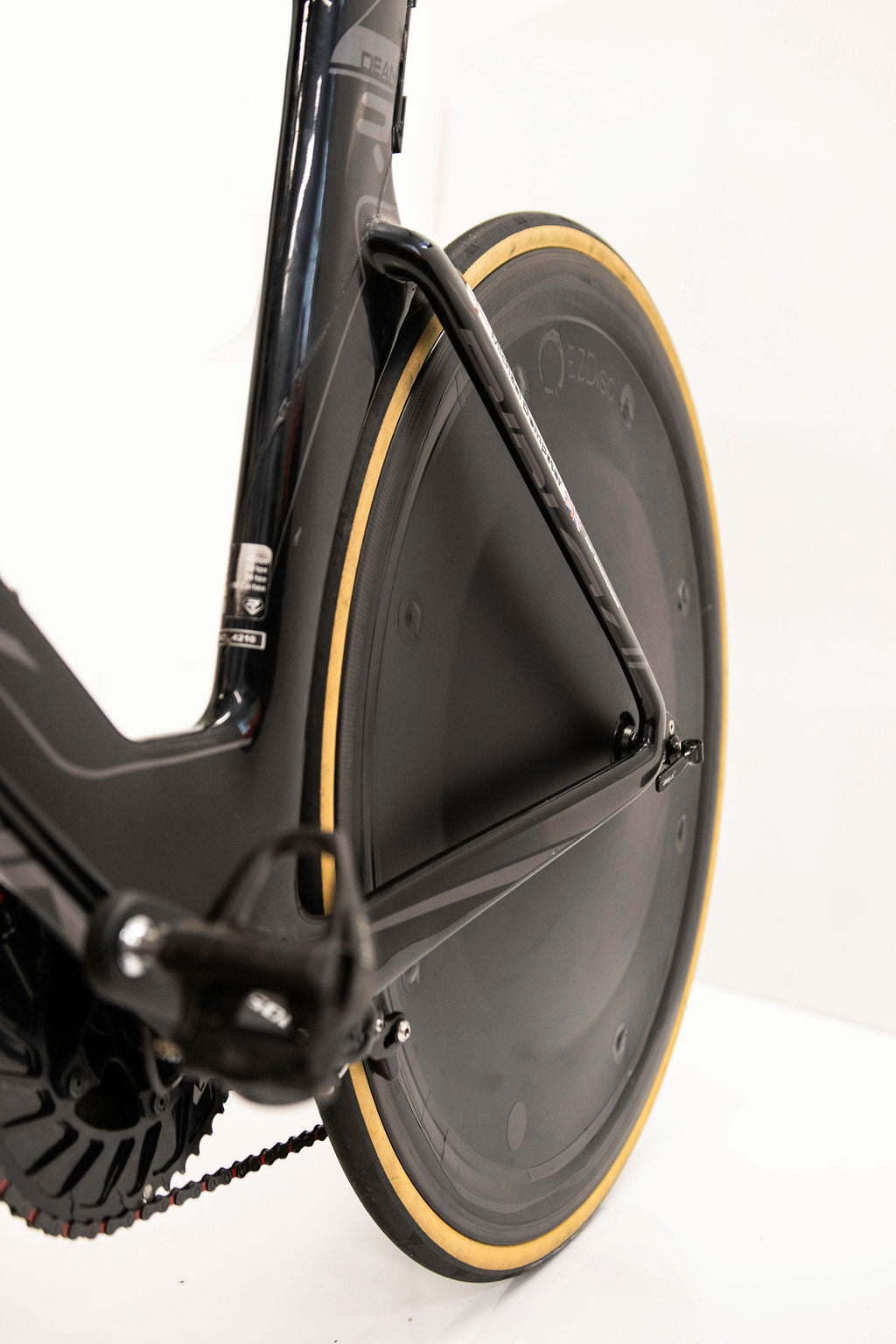 EZ Disc Aero Wheel Cover for a Prime Wheel 700c for a 20mm - 47mm Rim Brake 3 Disc Wheel Covers Disc Wheel Triathlon Cycling Time Trial 