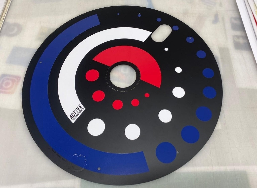 EZ Disc Cover (700c) in Active Training World colours - fits standard sized wheels